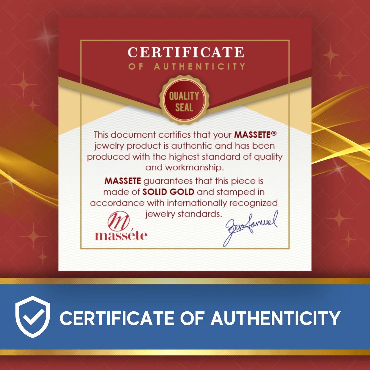 MASSETE 14k Yellow Gold Stud Earrings Unicorn Colorful Enamel For Children And Girls