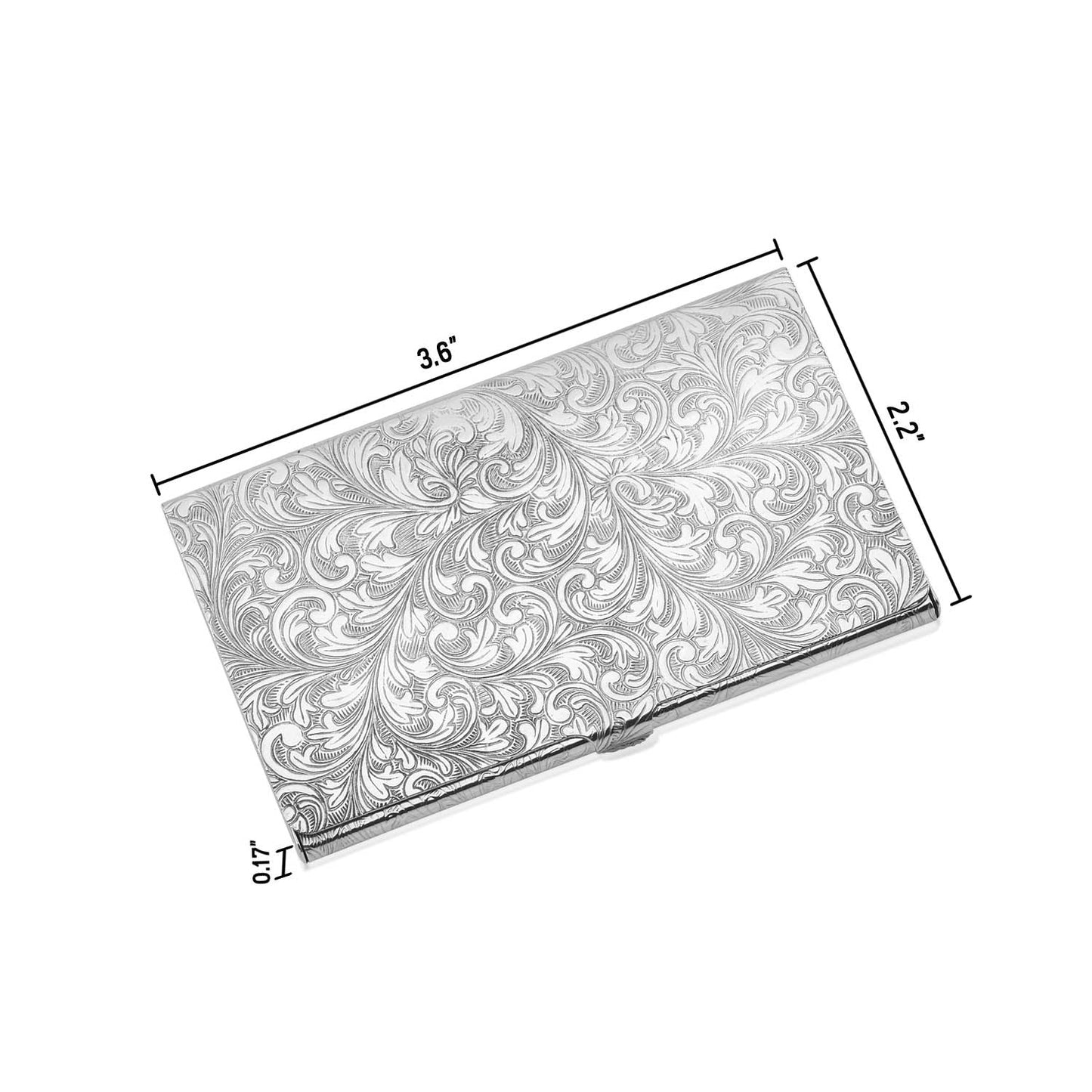 Luxury Sterling Silver 925 Business Card Holder Italy For Men And Women